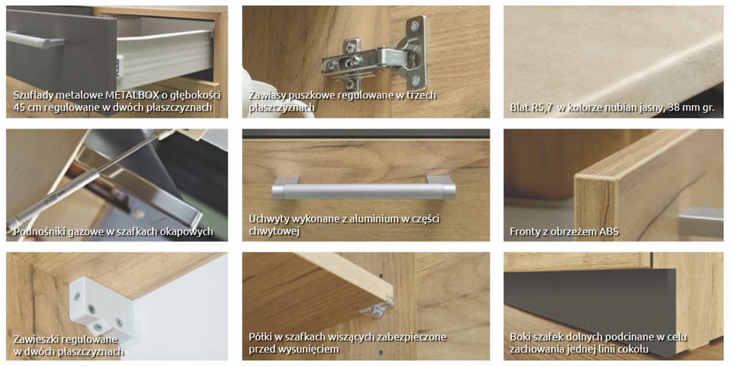 Кухонная мебель на размер со столешницей 260 см KD