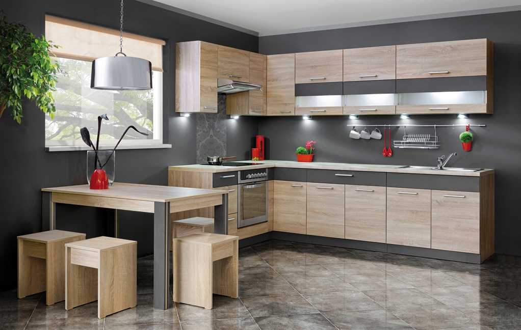 Шкаф подвесной верхний 60 см с 2 дверцами KD