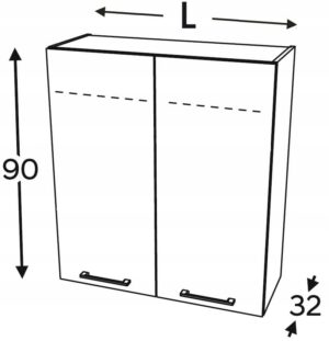 2-дверный сушильный шкаф 60 см KAMMONO F4F5F7