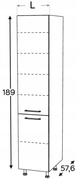 Столб высокий 40 см KAMMONO P2, K2