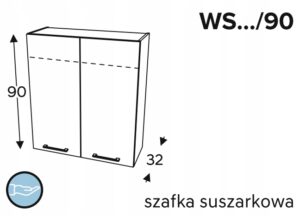 Подвесной сушильный шкаф, 80 см KAMMONO P4